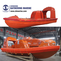 SOLAS Approuvé Jet D'eau Diesel Moteur Propulsion 6-15 personnes Bateau De Sauvetage Rapide