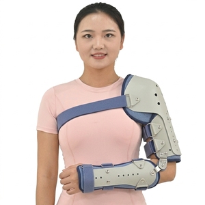 Attelle d'épaule ISO13485 pour humérus - Orthèse respirante à perforations - Usine OEM/ODM pour la rééducation des fractures - Product Image 1