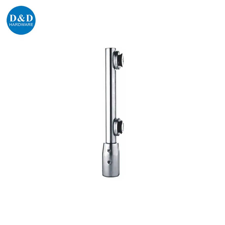 Stainless Steel Glass Door Pivot Short Bottom Pivot Pole used with Floor Spring and Tube