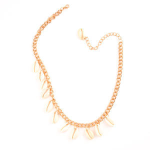 Simple Natural Seashell Necklace Silver Chain <b>Choker</b> For Party Fashion Jewelry - Product Image 3