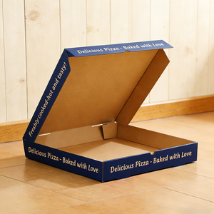 Scatola per Pizza in Carta Kraft con Stampa Logo Personalizzata - 12 Pollici per Consegna, Produzione Cinese all'Ingrosso - Product Image 3