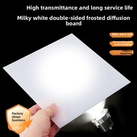 Naxilai Led Plexi Glass Light Diffuser Sheet Milky White A4 Size Pmma Plastic Plate Led Light Diffusion PS Acrylic Board