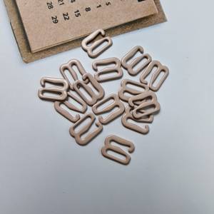 Vente en gros de clips de réglage de soutien-gorge de haute qualité, anneaux coulissants, style tendance, crochets de bretelles pour maillots de bain, bikini, matériau enduit de nylon - Product Image 1