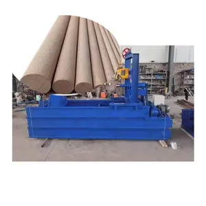 Horizontal round wood surface roughing lathe 6M/8M Round Wood Spinning Machine Fully automatic round wood planing equipment