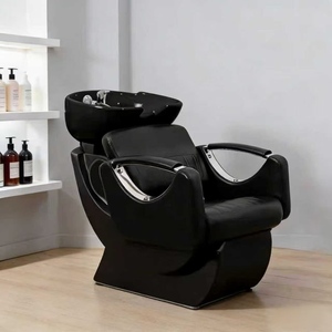 Ceramic Basin Hair Salon Sitting Style Shampoo <b>Bed</b> High-<b>end</b> Fiberglass Hair <b>Bed</b> Minimalist Style Shampoo Chair - Product Image 3