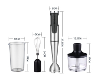 Mélangeur à immersion rechargeable à moteur en cuivre pur avec batterie USB Mélangeur à main sans fil