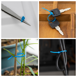 إكسسوارات كابيلبيندر ، أربطة كابل PA66 ، أربطة سوداء ، x ، نايلون ، سلك ذاتي القفل ، طقم سحاب من البلاستيك - Product Image 5