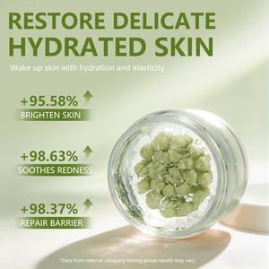 Crème hydratante pour le visage BLIW Private Label, purifiante, adoucissante, apaisante, réparatrice, illuminatrice, antioxydante, à la matcha en capsules - Product Image 4