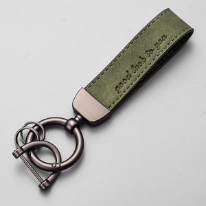 بيع مباشر من المصنع سلاسل مفاتيح جلدية بالجملة لهدايا الأعمال تصميم سلاسل مفاتيح سيارات أنيقة - Product Image 5