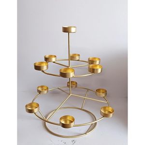 Candelabros Tealight para decoración del hogar Balcón al aire libre Diwali Celebraciones Linternas de vidrio y tarros de velas Regalos - Product Image 1