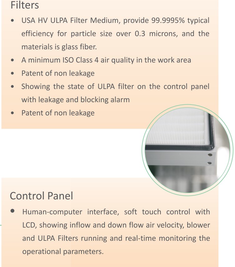 Klassifizieren biologisches Sicherheits-Kabinett der Klassen-II Kabinett-Labor der Sicherheits-2 A2 5