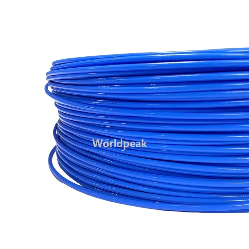 Kabel PIM Blue 50 5 kabel Semi fleksibel Pigtail 50 Ohm tes frekuensi tinggi semi flex RG401 RG402 RG405 RF kabel coax