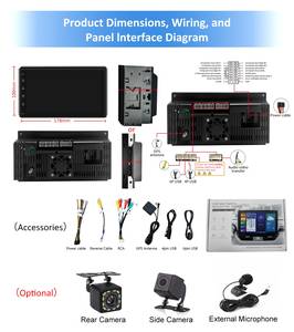 Pantalla Táctil Universal de 7 Pulgadas para Coche, Reproductor MP5 con Espejo Retrovisor, <span class=keywords><strong>Radio</strong></span>, Monitor de Vídeo, GPS, CarPlay, Android Auto, Asistencia de Reversa, 2 Din - Product Image 5