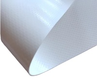 Tissu de bâche en polyester 100 % enduit PVC, tissé, imperméable, coupe-vent, ignifuge, anti-UV, occultant, pour tentes d'extérieur - Vente en gros