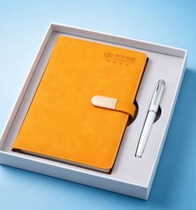 Coffret Cadeau Carnet d'Affaires Personnalisé A5 en Cuir PU – Agenda de Luxe Personnalisé avec Stylo et Reliure Cousue – Vente en Gros - Product Image 1