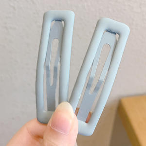 Kadın kızlar çocuk temel düz boş tokalar Pins mat BB yapış Tic Tac Hairclips Metal saç tokası çocuklar için - Product Image 2