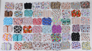 Быстрая доставка, 95%, Детский комбинезон из бамбукового волокна, складной комбинезон с длинным рукавом, милый Принт, Одежда для новорожденных - Product Image 6