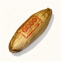 Thé blanc d'arbre ancien Meiziqing 100g, thé blanc du Yunnan naturel emballé dans des écorces de maïs, petit format pressé