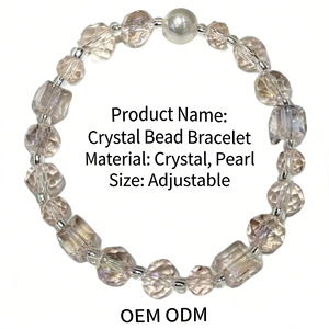 Pulsera Aurora <span class=keywords><strong>de</strong></span> Lujo Premium para Mujer, Inspirada en el Agua Burbujeante <span class=keywords><strong>de</strong></span> Durazno Vintage, con <span class=keywords><strong>Cristal</strong></span> <span class=keywords><strong>de</strong></span> Rosa Natural <span class=keywords><strong>de</strong></span> Madagascar y Cubo <span class=keywords><strong>de</strong></span> Azúcar - Product Image 1