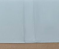 Drap de lit de couleur unie en coton biologique de luxe pour la maison de l'hôtel