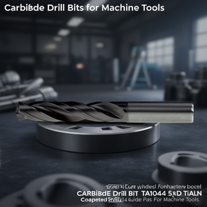Carbide <b>Drill</b> Bit TA1044 5xD Nano TiAlN Coated With 4 <b>Guide</b> Pads For Machine Tools - Product Image 3