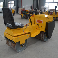 Compacteur routier vibrant à double tambour QIYUN Machinery, prix abordable, 1, 2, 3 et 4 tonnes, avec moteur