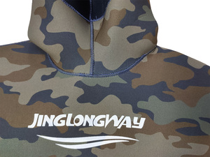 Sweat à capuche deux pièces à manches longues sans camouflage <span class=keywords><strong>combinaison</strong></span> de <span class=keywords><strong>plongée</strong></span> 3mm <span class=keywords><strong>5mm</strong></span> 7mm <span class=keywords><strong>combinaison</strong></span> de pêche sous-marine pour hommes - Product Image 4