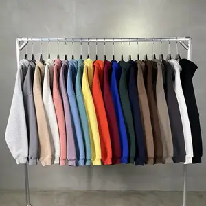 OEM לוגו מותאם אישית באיכות גבוהה 20 צבעים 350 gsm עבה היפ הופ streetwear הסווטשרט גדולים בסוודרים גדולים בסוודרים הסווטשרט