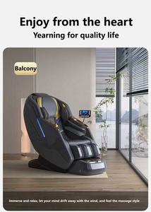 中国工厂指压电动4D SL轨道零重力全身放松智能按摩椅带加热 - Product Image 3