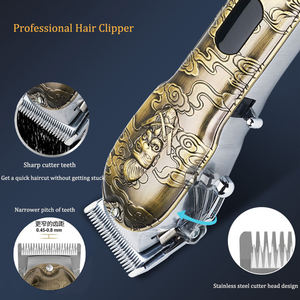 Ensemble <span class=keywords><strong>de</strong></span> tondeuses à cheveux personnalisées, Barbier professionnel sans fil, Machine <span class=keywords><strong>de</strong></span> coupe <span class=keywords><strong>de</strong></span> cheveux, Salon professionnel pour hommes Barbier Barbier - Product Image 2