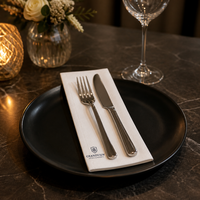Serviettes en papier Airlaid personnalisées avec logo imprimé, pliage 1/8, serviettes de table blanches de qualité supérieure pour hôtel, restaurant, 55 GSM, 33x40 cm, effet lin