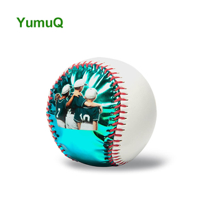 Palline da Baseball YumuQ Personalizzate in PVC Grigio e Bianco - Palline Ufficiali per Allenamento e Pratica per Bambini e Ragazzi - Product Image 4