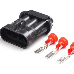 Ford Btbk Automotive Radiator Fan Connector 12124686 12124685 3 Position Black PBT Male Female Car Use - Product Image 1