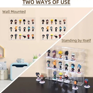 Hot Selling YAGELI YGL-0726-01 Transparent Acrylic Diecast Customizable Silk-<b>Screen</b> Printed <b>Car</b> Display Stand <b>Protector</b> Case for - Product Image 4