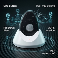 L'europe Offre Spéciale Personnes Âgées Soins Produits GPS Tracking Bouton D'ALARME SOS Appel D'urgence
