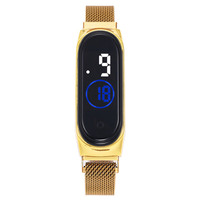 NYY Vente chaude Usine Montre bracelet numérique LED tendance Haute qualité Sport Étanche Écran tactile