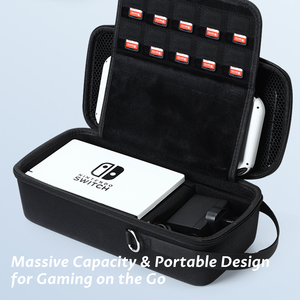 Étui rigide personnalisable pour Switch/OLED |   Sac promotionnel grande capacité, portable, avec support, pour manettes et cartes de jeu - Product Image 3
