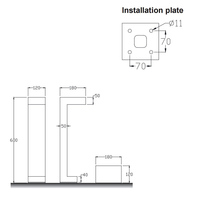 Lámpara LED para Jardín Exterior Impermeable IP65, Entrega Rápida en 15 Días, Cuerpo de Aluminio, Alimentación CA