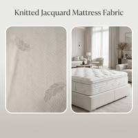 Tissu jacquard tricoté inspiré de la nature pour matelas, doux, respirant, en polyester, pour housse de textile de maison