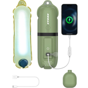 Lámpara de Camping <span class=keywords><strong>Solar</strong></span> <span class=keywords><strong>Inflable</strong></span> Portátil, <span class=keywords><strong>Linterna</strong></span> LED Plegable a Prueba de Agua para Excursionismo - Product Image 1