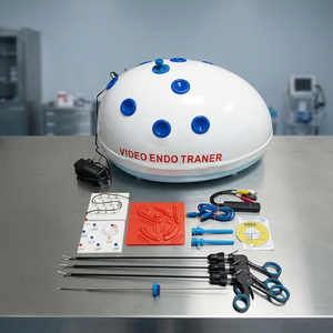 Boîte d'entraînement endoscopique de type dôme ovale pour laparoscopie avec outils et accessoires de base - Product Image 2