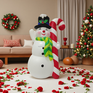 Lumières de Noël LED imperméables pour l'extérieur, décoration de Noël en plastique, ornements <span class=keywords><strong>Olaf</strong></span>, accessoires - Product Image 3