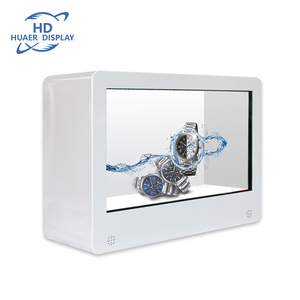 21.5 32 Inch LCD Monitor Showcase Transparent Display Box Advertising Player with Touch Screen