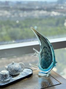 Đồ trang trí nhà hình cá bằng thủy tinh Murano, thủ công, dành cho thiết kế nội thất - Product Image 3