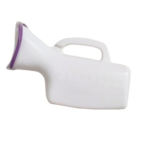 Urinario para mujer con tapa, marcas claras, urinario unisex, orinal para ancianos y niños, recolector de orina, portátil - Product Image 3