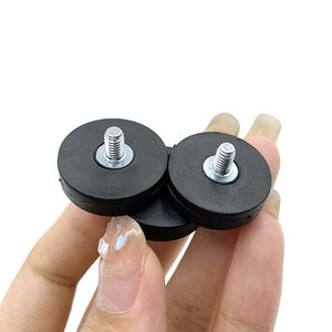 Forte puissance caoutchouc revêtement néodyme tasse aimant mâle fileté goujon sécurité caméra LED lumières - Product Image 5