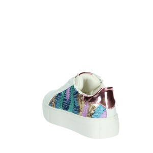 AG-16025รองเท้าผ้าใบสีขาวกันลื่นสำหรับผู้หญิง, รองเท้าผ้าใบน้ำหนักเบากันลื่นทนทานต่อการฉีกขาดเหมาะสำหรับใส่ในฤดูใบไม้ร่วง - Product Image 2