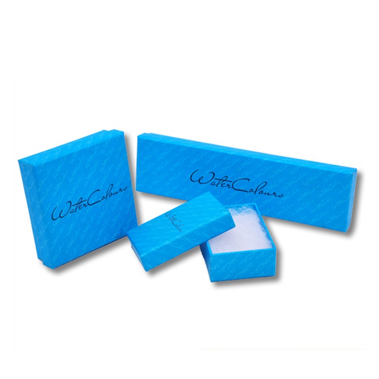 custom logo cardboard box packaging jewelry