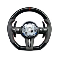 Volant en fibre de carbone véritable LED pour BMW Série M F87 F80 F10 F06 F12 F13 F15 F16 F20 F22 F30 F31 F32 F33 F36 E90 E92 E93
