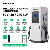 Chargeur rapide pour véhicules électriques DC CE TUV IP54 OCPP 1.6J CCS2 CCS1 60kW 120kW 240kW, station de recharge murale commerciale